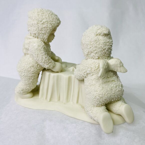 Department 56 Snowbabies "Stars In-A-Row Tic-Tac-Toe" Figurine Statue Retired - Picture 7 of 13